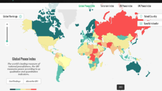 「2013年世界平和度指数」