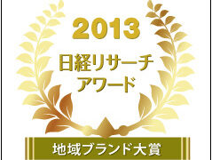日経リサーチアワード「地域ブランド大賞2013」
