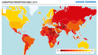 2013年腐敗認識指数