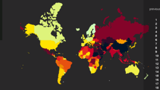 世界の報道自由度ランキング 2014