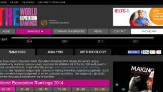 2014年世界大学評価ランキング